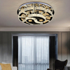 Round Shape Simple Crystal Ceiling with Remote Control Led Ceiling Light -YF6C0151
