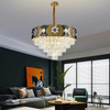 Antique Modern lighting E14/E27 Crystal Golden Hanging Light Indoor Fixture -YF9P99069