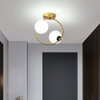 Modern hot sale Fancy Decorative home design wholesale white ball glass table light-YF8P021