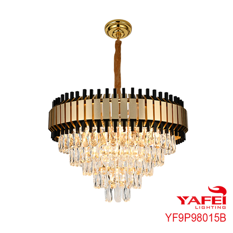 Rectangle Crystal Chandeliers Dining Room Modern Ceiling Light Fixtures Hanging Chandelier Pendant Light Living Room Beautiful Fixture Polished Chrome Finish-YF9P98015