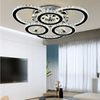  Crystal Ceiling Light 3 Colors with Remote Home Decoration Lamps Stainless Steel Led Ceiling Light