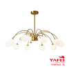 Modern hot sale Fancy Decorative home design wholesale white ball glass table light-YF8P023