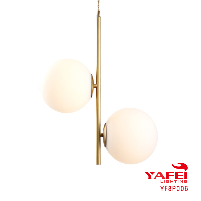 Vintage fancy lustre led pendant indoor design lamp-YF8P006