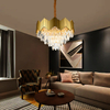Home Decorative Iron Chandelier k9 Crystal LED Pendant Light-YF9P98011