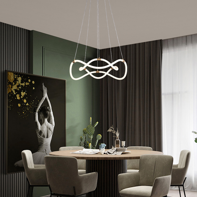 Acrylic indoor lighting decorative led chandeliers pendant lights-YF7004